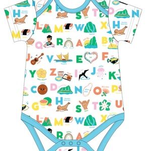 Colorful Alphabet Kids One Piece